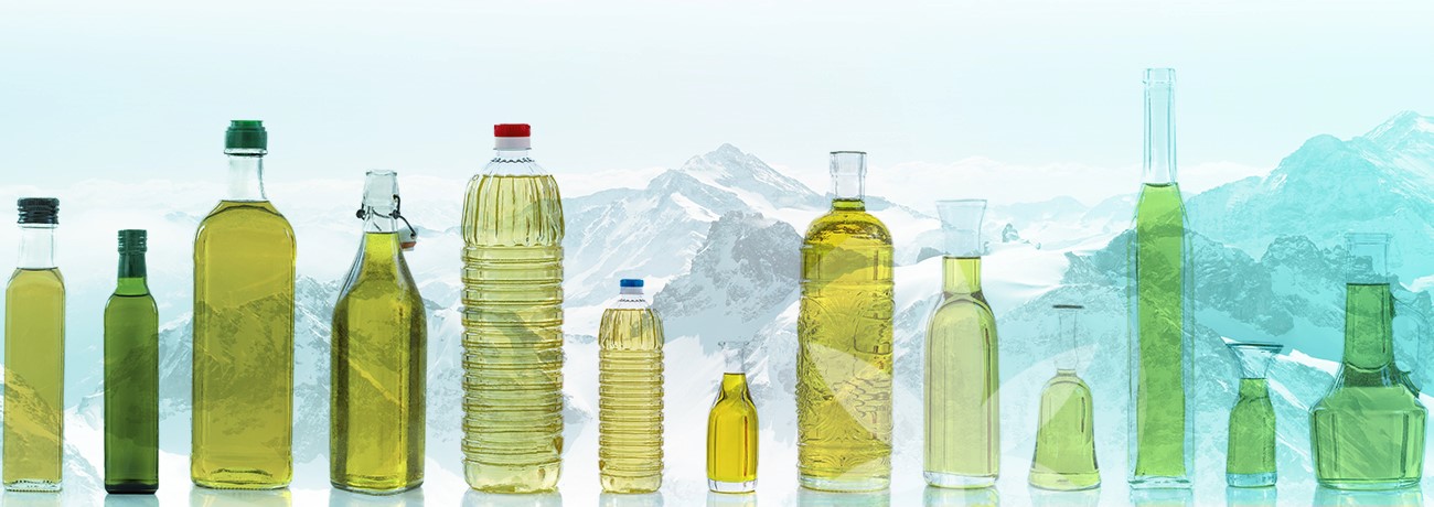 oil in different bottles